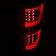 ANZO USA Tail Light Assembly LED Stock Red Smoke Set Of 2 - 311258
