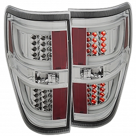 ANZO USA Tail Light Assembly LED&nbsp;Stock&nbsp;Clear&nbsp;Set Of 2 - 311259