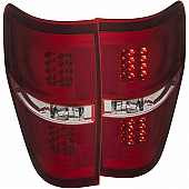 ANZO USA Tail Light Assembly LED&nbsp;Stock&nbsp;Clear/ Red&nbsp;Set Of 2 - 311260
