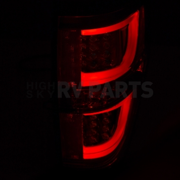 ANZO USA Tail Light Assembly LED Stock Clear/ Red Set Of 2 - 311260-3