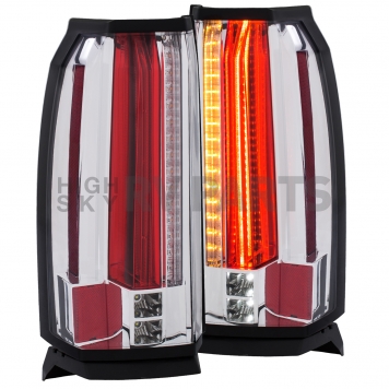 ANZO USA Tail Light Assembly LED Rectangular Clear Set Of 2 - 311277