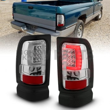 ANZO USA Tail Light Assembly LED Clear Set Of 2 - 311341