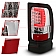 ANZO USA Tail Light Assembly LED Clear Set Of 2 - 311341