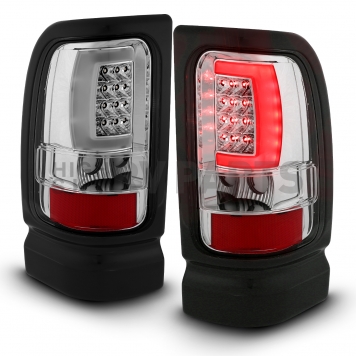 ANZO USA Tail Light Assembly LED Clear Set Of 2 - 311341-7