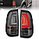 ANZO USA Tail Light Assembly LED Rectangular Red Smoke Set Of 2 - 311357