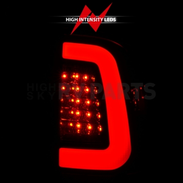 ANZO USA Tail Light Assembly LED Rectangular Red Smoke Set Of 2 - 311357-6