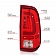 ANZO USA Tail Light Assembly LED Rectangular Clear/ Red Set Of 2 - 311358