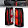 ANZO USA Tail Light Assembly LED Rectangular Clear Set Of 2 - 311374