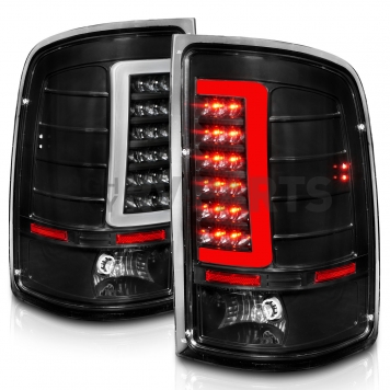 ANZO USA Tail Light Assembly LED Rectangular Clear Set Of 2 - 311388-2