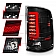 ANZO USA Tail Light Assembly LED Rectangular Clear Set Of 2 - 311388