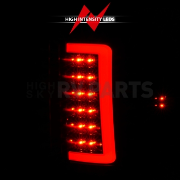 ANZO USA Tail Light Assembly LED Rectangular Clear Set Of 2 - 311388-6