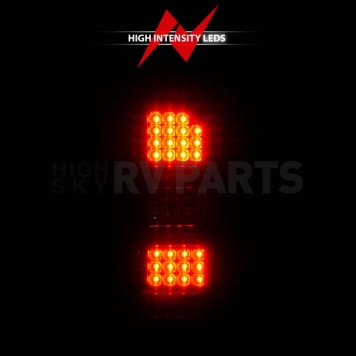 ANZO USA Tail Light Assembly LED Rectangular Clear Set Of 2 - 311397-3
