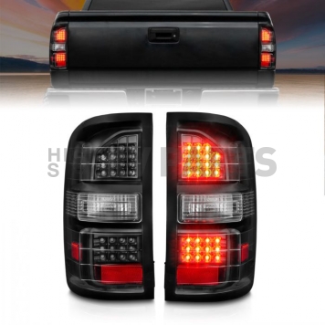 ANZO USA Tail Light Assembly LED Rectangular Clear Set Of 2 - 311397-5