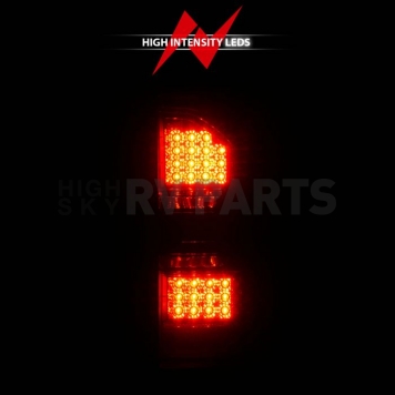 ANZO USA Tail Light Assembly LED Rectangular Smoke Set Of 2 - 311398-3