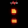 ANZO USA Tail Light Assembly LED Rectangular Smoke Set Of 2 - 311398