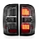 ANZO USA Tail Light Assembly LED Rectangular Smoke Set Of 2 - 311398