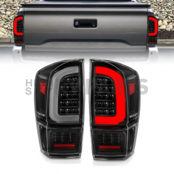 ANZO USA Tail Light Assembly LED Rectangular Clear Set Of 2 - 311400-6