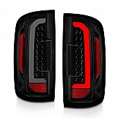 ANZO USA Tail Light Assembly LED&nbsp;Rectangular&nbsp;Smoke&nbsp;Set Of 2 - 311406