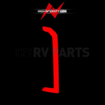 ANZO USA Tail Light Assembly LED Rectangular Smoke Set Of 2 - 311406-4
