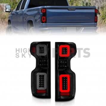 ANZO USA Tail Light Assembly LED Rectangular Smoke Set Of 2 - 311415-2