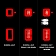 ANZO USA Tail Light Assembly LED Rectangular Smoke Set Of 2 - 311415