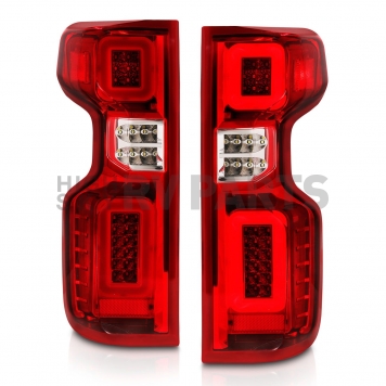 ANZO USA Tail Light Assembly LED Rectangular Clear/ Red Set Of 2 - 311416