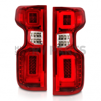 ANZO USA Tail Light Assembly LED Rectangular Clear/ Red Set Of 2 - 311419