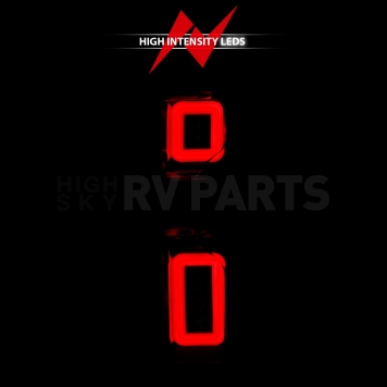 ANZO USA Tail Light Assembly LED Rectangular Clear/ Red Set Of 2 - 311419-7