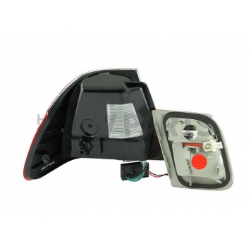 ANZO USA Tail Light Assembly LED Stock Clear/ Red Set Of 2 - 321004-2