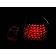 ANZO USA Tail Light Assembly LED Stock Clear/ Red Set Of 2 - 321004