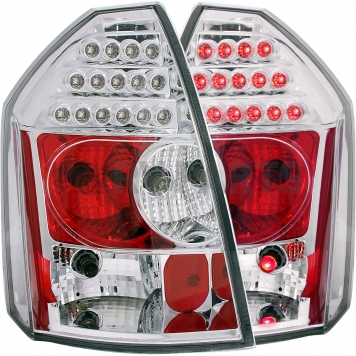 ANZO USA Tail Light Assembly LED Stock Clear Set Of 2 - 321010-1