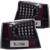 ANZO USA Tail Light Assembly LED&nbsp;Rectangular&nbsp;Clear&nbsp;Set Of 2 - 321014