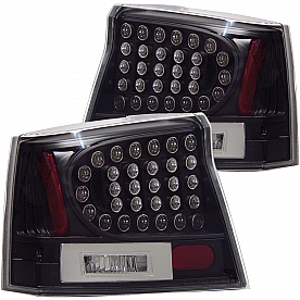 ANZO USA Tail Light Assembly LED&nbsp;Rectangular&nbsp;Clear&nbsp;Set Of 2 - 321014