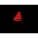 ANZO USA Tail Light Assembly LED Stock Clear/ Red Set Of 2 - 321015