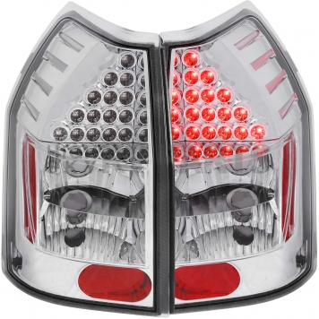 ANZO USA Tail Light Assembly LED Stock Clear Set Of 2 - 321016