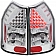 ANZO USA Tail Light Assembly LED Stock Clear Set Of 2 - 321016