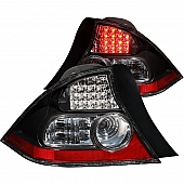 ANZO USA Tail Light Assembly LED&nbsp;Stock&nbsp;Clear&nbsp;Set Of 2 - 321035