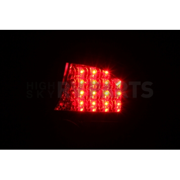 ANZO USA Tail Light Assembly LED Stock Clear Set Of 2 - 321035-3