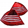 ANZO USA Tail Light Assembly LED Stock Clear Set Of 2 - 321055