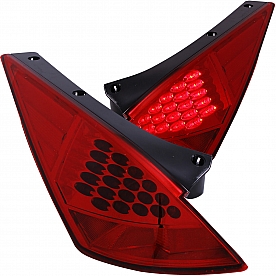 ANZO USA Tail Light Assembly LED&nbsp;Stock&nbsp;Red&nbsp;Set Of 2 - 321083