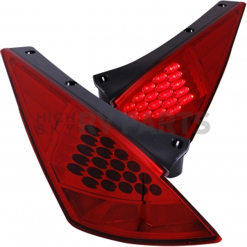 ANZO USA Tail Light Assembly LED Stock Red Set Of 2 - 321083
