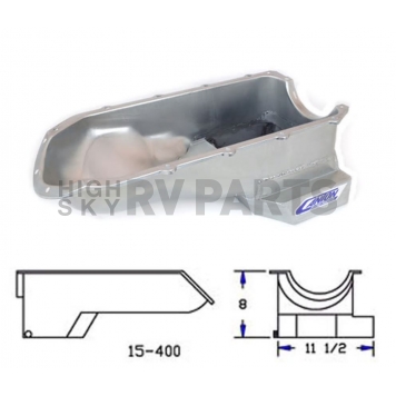 Canton Racing Wet Sump Oil Pan - 15-400-5