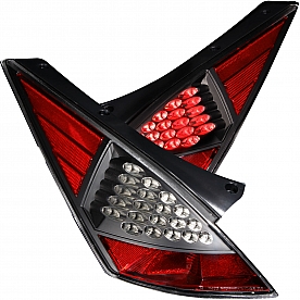 ANZO USA Tail Light Assembly LED&nbsp;Elliptical&nbsp;Clear&nbsp;Set Of 2 - 321099