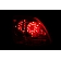 ANZO USA Tail Light Assembly LED Trapezoid Clear/ Red Set Of 2 - 321101