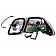 ANZO USA Tail Light Assembly LED Elliptical Clear/ Red Set Of 2 - 321114