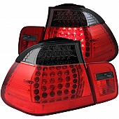 ANZO USA Tail Light Assembly LED&nbsp;Stock&nbsp;Red Smoke&nbsp;Set Of 2 - 321123