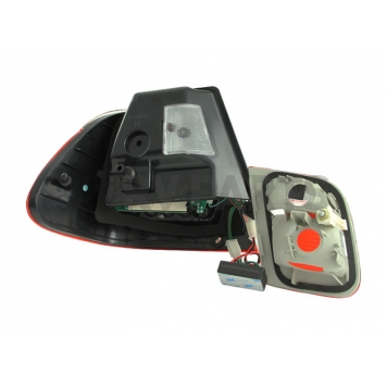 ANZO USA Tail Light Assembly LED Stock Red Smoke Set Of 2 - 321123-2