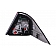 ANZO USA Tail Light Assembly LED Triangular Red Smoke Set Of 2 - 321122