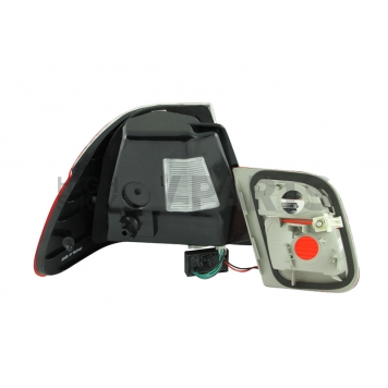 ANZO USA Tail Light Assembly LED Stock Red Smoke Set Of 2 - 321126-2