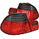 ANZO USA Tail Light Assembly LED Stock Red Smoke Set Of 2 - 321127